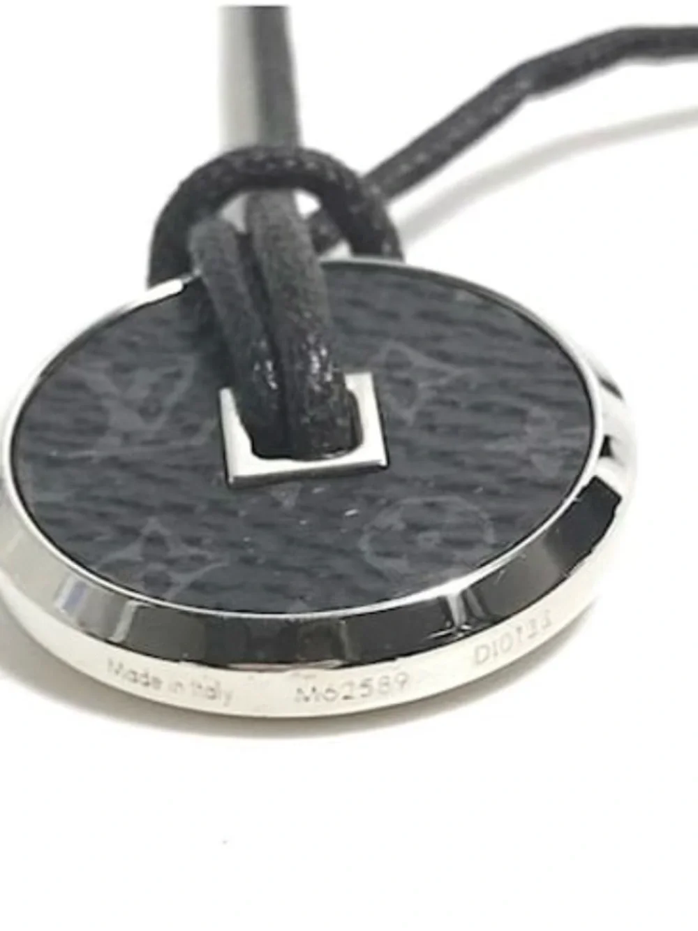 Louis Vuitton Eclipse Coin Necklace in Graphite